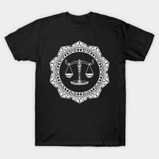 Libra Zodiac design T-Shirt